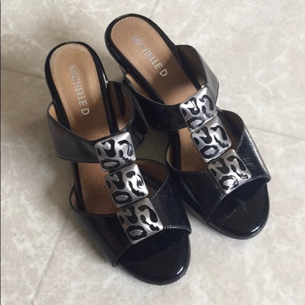 Michelle D Wedge sandal